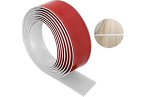 BOCGUY Barre de Seuil, 300 x 4 cm Barre de Seuil Adhesive, Bande de Recouvrement de Sol en Vinyle, pour Couvrir Les Carreaux, Les Espaces Entre Les Stratifiés