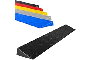 FQWYNMZ Rampe de Seuil, Rampe Fauteuil Roulant, Rampe de Bordure de Porte de Robot de Balayage D'intérieur Portable, Canal de Montée de 1 à 10 Cm Balayage de Robot en Fauteuil Roulant 100x17.5x8cm