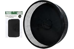 EXOTIC NUTRITION Silent Runner Pro Sugar Glider Wheel (Black with Attachment)