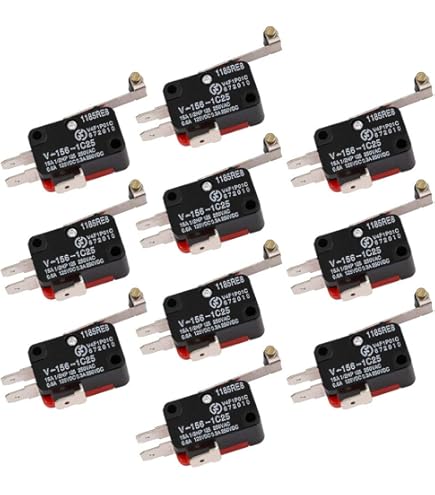 Composant électrique 15A Interrupteur Levier Impulsion 3 Broches 12V 15A | Pour Trou 12mm | Connexion Cosses Plates | Restagraf Interrupteur Trou 12mm 15A