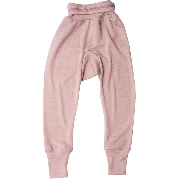 Cosilana, Onderhemd met lange mouwen voor baby; 70% wol, 30% zijde, Oranje, 74/80 cm