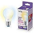 WiZ Tunable White [E27 Edison Screw] Smart Connected WiFi Frosted Light Bulb. 60W Warm to Cool White Light, App Control for Home Indoor Lighting, Livingroom, Bedroom.