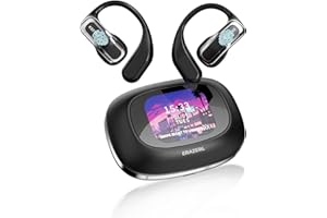 ERAZERL XP3 AI Language Translation Earbuds,OWS Real Time Translation Earbuds,Support 135 Languages& Accents,LCD Touch Screen HD Sound Quality Bluetooth Headset Translator With APP For iOS &Android