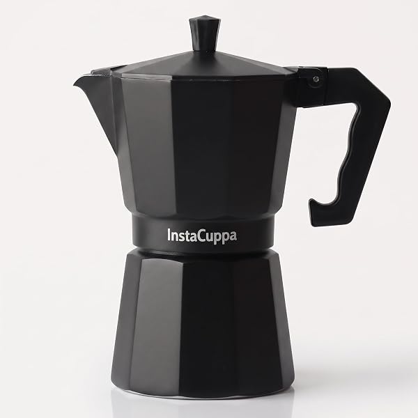 Bialetti 4952 Moka Express Stovetop Espresso Maker– Black Aluminum