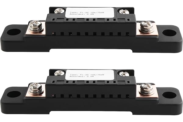 OTOTEC 2 st 75 mV FL-2C 10 A shunt 0,5 % mätmotstånd strömmätning shunt ampere shunt resistor panel mätare strömtestare för digital amperemeter