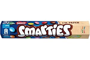 SMARTIES Confetti ripieni di Cioccolato al Latte, Maxi Tubo 130g