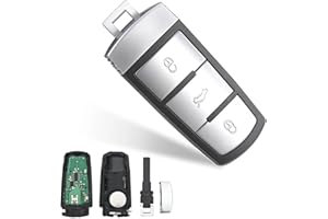 Heart Horse 433MHz 3 Tasten Passat B6 Fernbedienungs Schlüssel mit ID48 Chip 3C0959752BA für Vw Passat B6 3C B7 Magotan CC vw Sharan Fernbedienung Autoschlüsselgehäuse Gehäuse