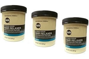 3 x crema lisciante TCB No Base Creme Hair Relaxer Super 425 g (totale - 1275 g)