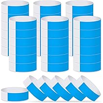 600 Braccialetti Identificazione Neon - Impermeabili, Per Eventi E Concerti, 6 Colori