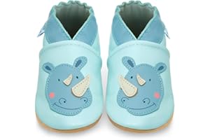 Juicy Bumbles Chaussons Cuir Souple Bébé Chausson Bebe Fille Chausson Cuir Bébé Garcon Chaussures Bébé Premiers Pas Antidérapants 0-6 Mois 6-12 Mois 12-18 Mois 18-24 Mois 2-3 Ans