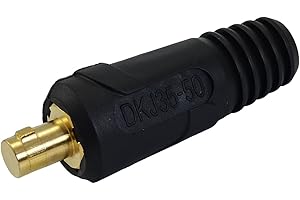 RIVERWELD Cavo di saldatura TIG Pannello Connettore Spina DKJ35-50 315Amp Raccordo rapido