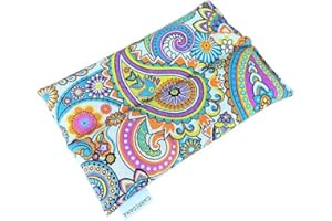 CARREDANA Saco térmico de semillas de trigo .20x30 cm (Cachemir naranja)