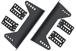 M MODAUTO Soporte Lateral para Asiento del Coche, Soporte para Semibaquet, Longitud 360mm, 6 Piezas Incluidos, Universal (G460-360mm)