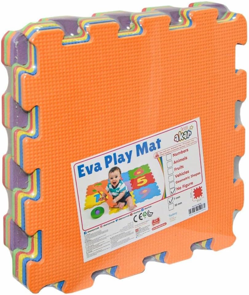 91-006 Eco Eva Yer Matı 33X33-7 mm Düz -Akar