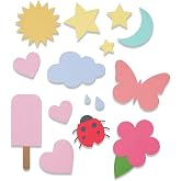 Sizzix Thinlits zımba şablonları 16PK Debi Potter temel şekiller, 665185
