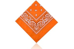 Hats of London Men's/Women's 100% Cotton Bandana Head Scarf Neck Scarves