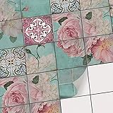 SPIELEND LEICHT AUFBRINGEN - Kein Nass verkleben wie bei billigen Produkten. Garantiert blasenfrei dank Bubble-Free Technologie. Alte Fliesen neu gestalten wird zum Kinderspiel mit unseren Mosaikfliesen!