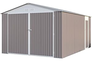 HABITAT ET JARDIN Metall Garage NEVADA MIT SCHWINGTÜR - 15,36 M²