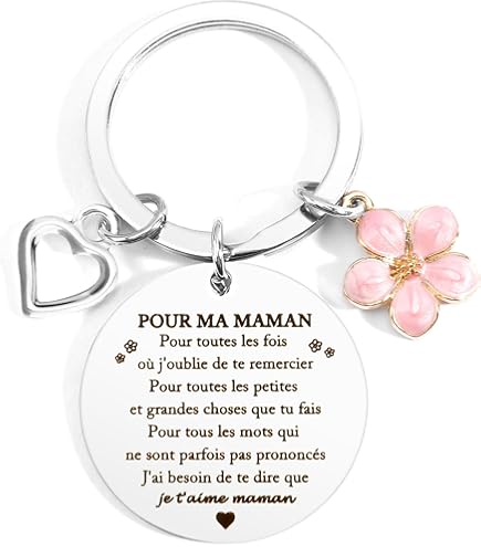 PatNlevs Rose Eternelle Avec Collier En Forme De Cœur Et Boîte à Bijoux, Coffret Femme, Coffret Cadeau Noel Saint Valentin Femme Anniversaire Fete Des Mere Cadeau Maman (Blanc