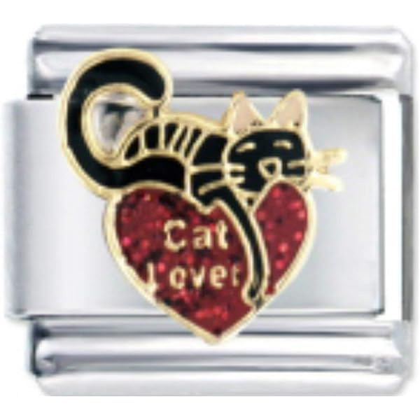 Stylysh 'NANA GRANDMOTHER' Enamel Italian Charm Link - 9mm, 304L Stainless Steel, Fits All 9mm Italian Charm Bracelets