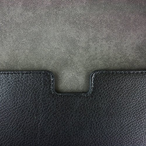 Emartbuy Lenovo Yoga 710 14 Zoll Schwarz PU Leder Magnetisches Kasten Folio Mappen Kasten Abdeckung Hülse ( 13.3 to 14 Zoll ) - 3