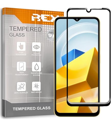 Pellicola proteggi schermo per Poco F2 Pro in vetro temperato ad alta trasparenza, ultra resistente (durezza massima), ultra sottile, anti-impronte