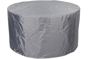 QINGMUSENLIN Housse de Protection Housse de Meuble Housse Salon de Jardin Housse de Table Toutes Les Tailles Rondes Meubles de Jardin Housse Anti-UV Dîner Chaise Table Housse Anti-poussière