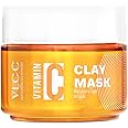 VLCC Vitamin C Clay Mask - 100g | Restorative Clay Mask with Vitamin C & Hyaluronic Acid | Replenishes Skin, Calms Inflammation & Evens Skin Tone | Brightening & Soothing Clay Mask.