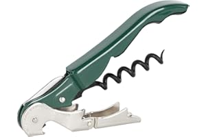 PULLTAP'S Genuine Classic 500 Kellner-Korkenzieher für den professionellen Gebrauch, hergestellt in Spanien, mit doppeltem Gelenkhebel, Folienschneider und Flaschenöffner