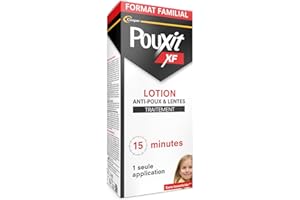 Pouxit - XF - Lotion anti-poux et lentes - Traitement en 1 seule application de 15 minutes - Dès 6 mois - 200 ml