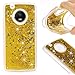 Produktbild Ouneed® Für moto G5 plus Hülle , Transparente Quicksand Glitzer bling Fall Cove Für moto G5 plus (Gelb)