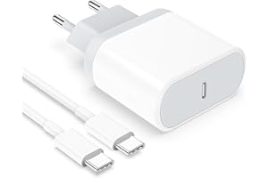 Caricatore per iPhone 17/17 Pro/17 Air/17 Pro Max/16/16 Plus/16 Pro/16 Pro Max/15, 25W Rapido USB C Caricabatterie con 2M Cavo Tipo C Carica Batteria Charger Alimentatore Presa Spina Gakaogue