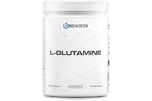 ‎BIOS NUTRITION L-Glutamine Powder 500 g - Pure L-Glutamine - Tasteless - Vegan, High Dosage, No Additives - Bios Nutrition (Made in Germany)