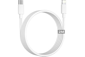 KINPEE iPhone Ladekabel 2M [Apple MFi Zertifiziert], USB C Lightning Kabel 2M Lightning Ladekabel iphone Schnellladekabel i Phone Kabel Handyladekabel für iPhone 14/14 Pro Max/13/12/11/X/XS/XR/8 Plus/SE,iPad