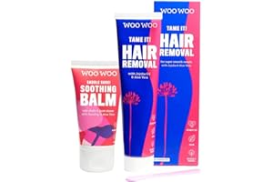 WooWoo Dolphin Smooth Bundle - Tame It! Hair Removal Cream 100ml, Jojoba Aloe Vera - Saddle Sore! Soothing Moisturising Balm 50ml, Chamomile Rosehip Oil