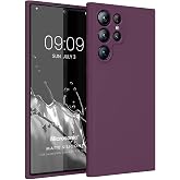 Microsonic Matte Silicone Samsung Galaxy S24 Ultra i&ccedil;in Kılıf Mor [Galaxy S24 Ultra ile Uyumlu Kılıf - Mor]
