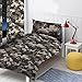 Produktbild Einzelbett-Bettwäsche-Set, grauer Camouflage.