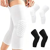 SUNGOOYUE Compression Knee Brace, 2 Piece Unisex Compression Knee Brace for Basketball and Football Extended Training Protect