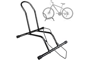 CUCESH Bike Floor Stand Freestanding for Indoor Garages Apartment,Parking Rack,Portable Bicycle Stand Holder for 16"-29" Kid's/Mountain/Road Bikes