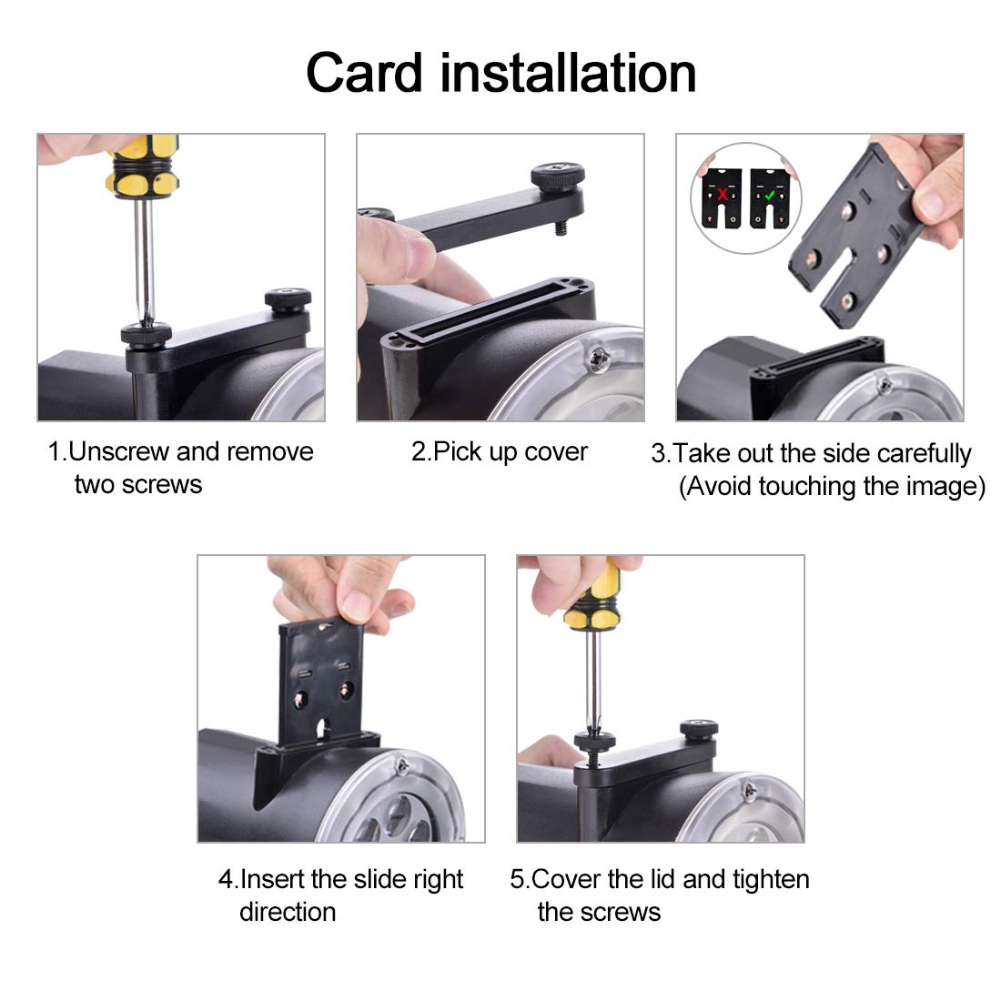 Holiday-Projector-Viugreum-LED-Christmas-Lights-2018-Latest-Super-Bright-12-Slides-LED-Landscape-Lights-con-proyector-de-control-remoto-Show-de-luces-para-Halloween-Christmas-Holiday-Party