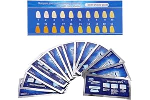 LDREAMAM Teeth Whitening Strips,Teeth Bleaching,Teeth Whitening Kit,Teeth Whitening Strips Advanced Double Elastic Gel Strips Kit 14 Pcs 7 Treatments