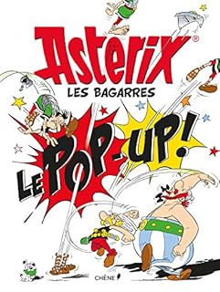 jaquette livre Astérix, les bagarres, le pop-up !