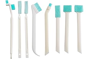 GORGECRAFT 8PCS Petites Brosses de Nettoyage Brosse pour Trous Crevasse Détail Profond Bouchons de Bouteille Nettoyant Brosse Détail Outils de Nettoyage pour Trous Coin Fenêtre Piste Rainure Espace
