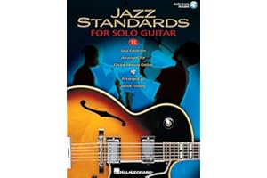 HAL LEONARD Jazz Standards for Solo Guitar Guitare +CD (Book & CD) (Jazz Standards, 13)