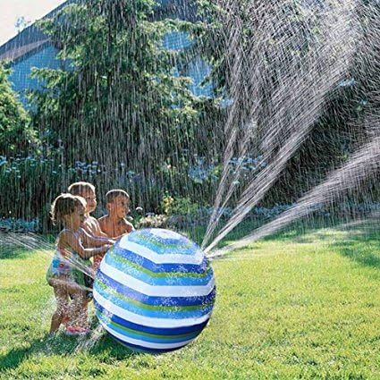 Inflatable Beach Water Ball Party Kids Toy,Outdoor Sprinkler Summer Inflatable Water Spray Balloon Play In The Water
