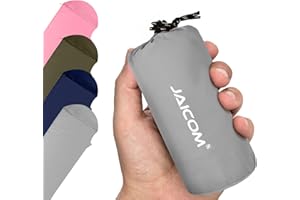 JAICOM Sábana Saco de Dormir Ultraligero, 150 g Saco Sabana, Material de Nylon, Suave y Cómodo, con Cremallera, Camping, Mochileros, Uso Hotelero