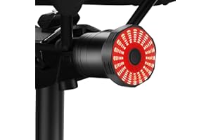 Linkax Smart Rear Bike Lights, LED Bike Lights Back Rechargeable, Brake Sensing Bicycle Lights Waterproof, High Intensity Rear Bike Accessories for Mountain/Road Bike Safety Cycling Taillights