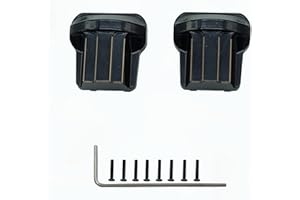 YijiaLink 2 Stück Messing Vorne Hinten Diff Abdeckungen Schwarz Beschichtung Upgrade Teile für TRX4M 1/18 RC Crawler