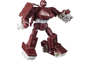 transformers Toys Generations War for Cybertron: Kingdom Deluxe WFC-K6 Warpath figurka - dzieci w wieku od 8 lat, 14 cm