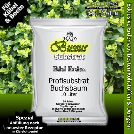 Buchsbaumerde Buxus-Substrat - 10 Ltr. PROFI LINIE Substrat für Buxus